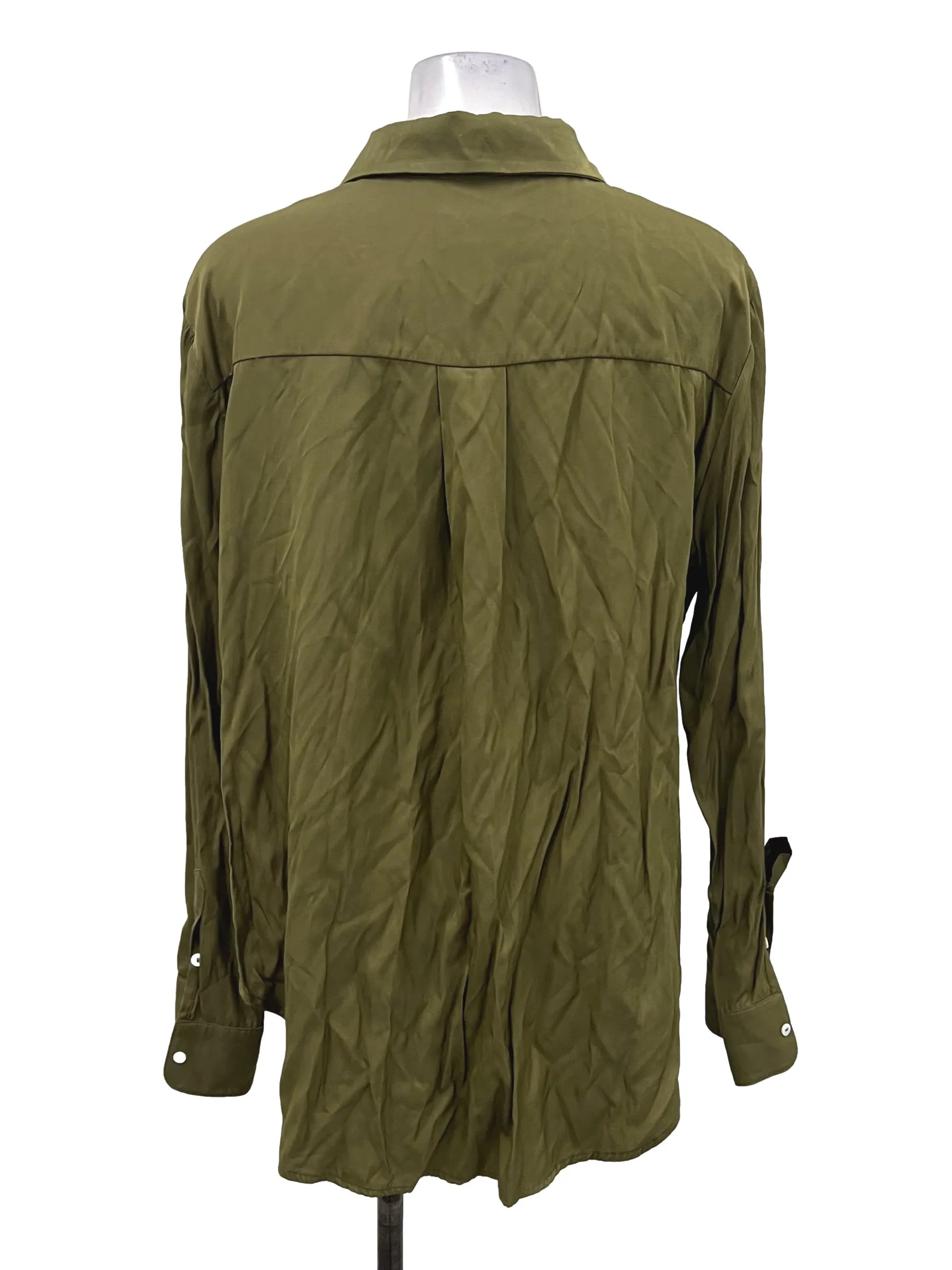 Green Silk Blouse OSN