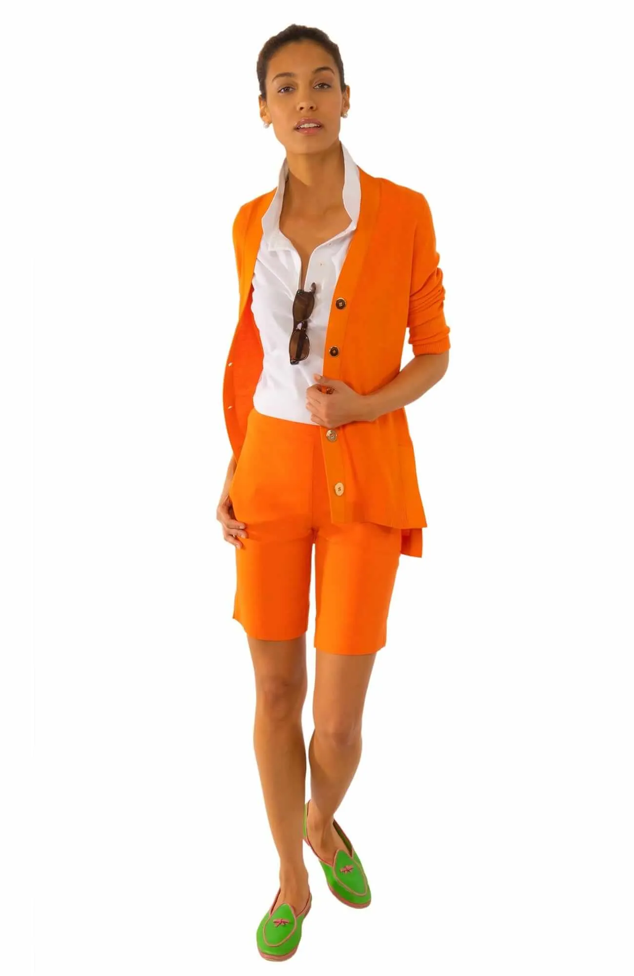 Gretchen Scott Grosgrain Heaven Cardigan Solid
