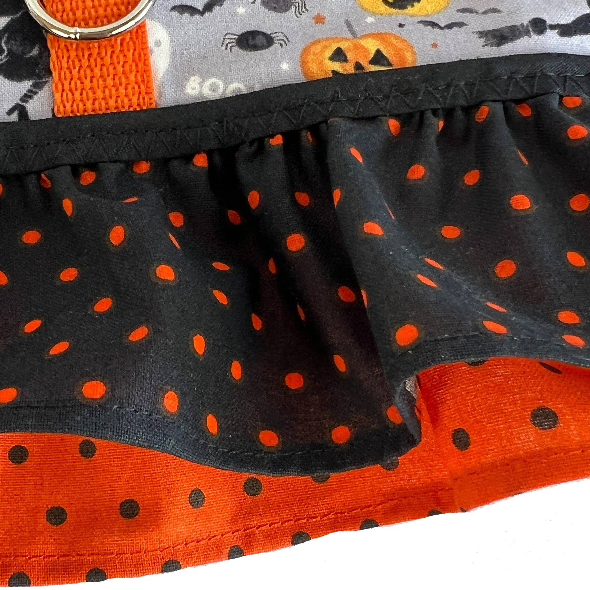 Halloween Witches Ruffled Dog Vest Harness