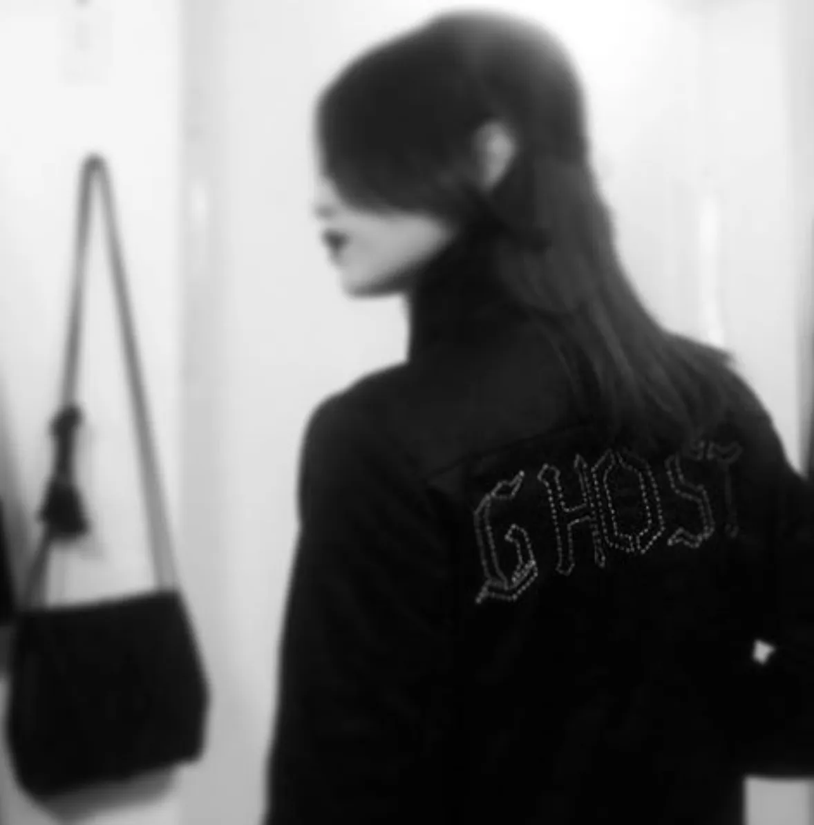 Hand Embroidered GHOST Club Jacket & Sheer Ruche Jumper