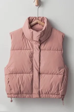 Haven Puffer Vest Pink