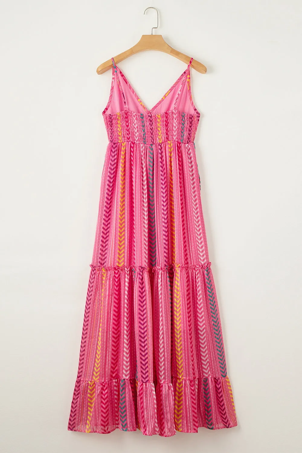Hazel Blues® |  Printed Surplice Maxi Cami Dress