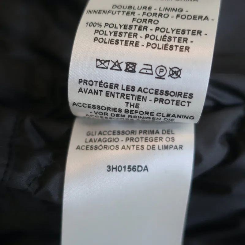 Hermes Quilted Gilet Down Puffer Vest Black Size 38