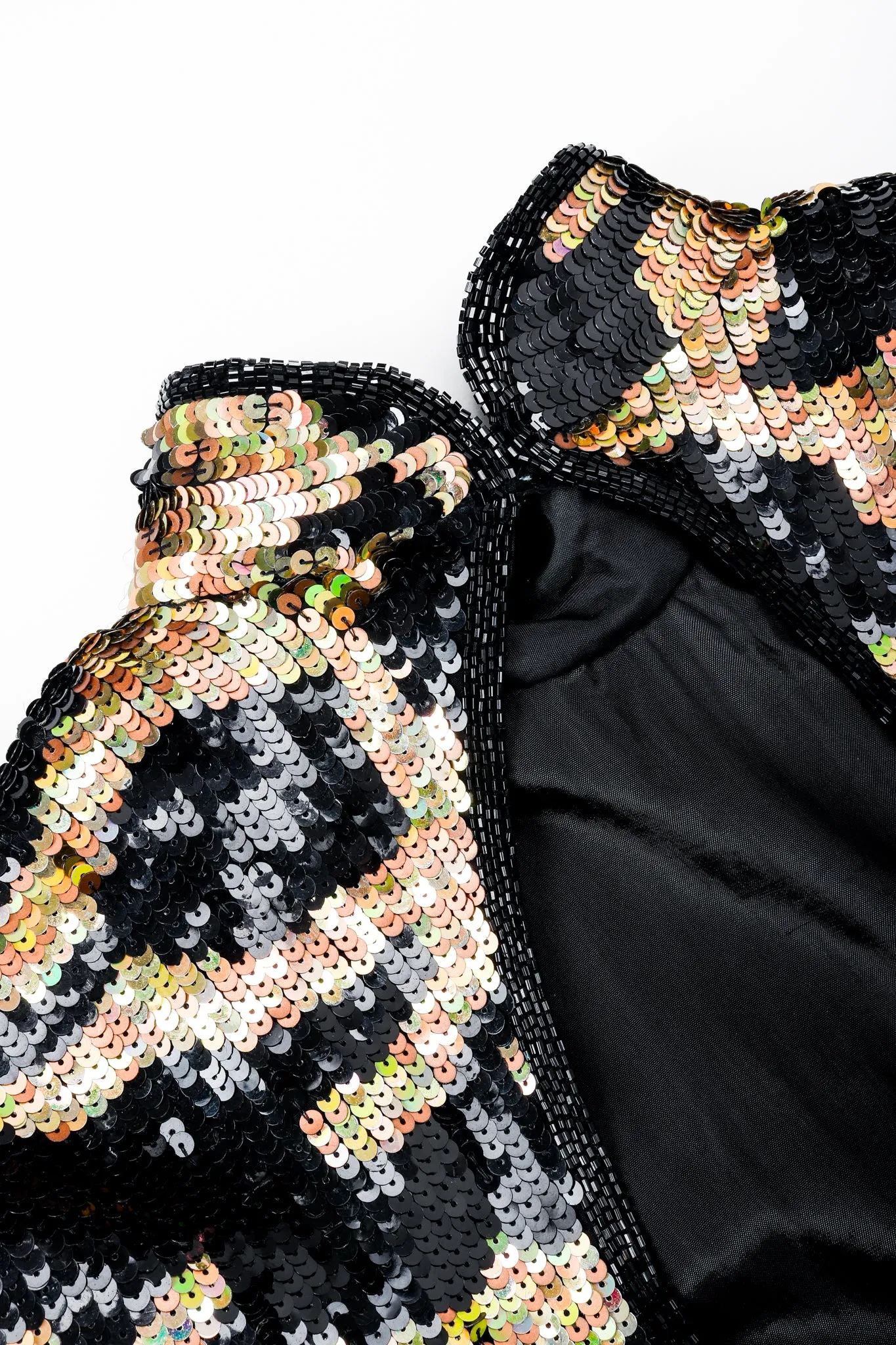 Holographic Sequin Sheath Dress