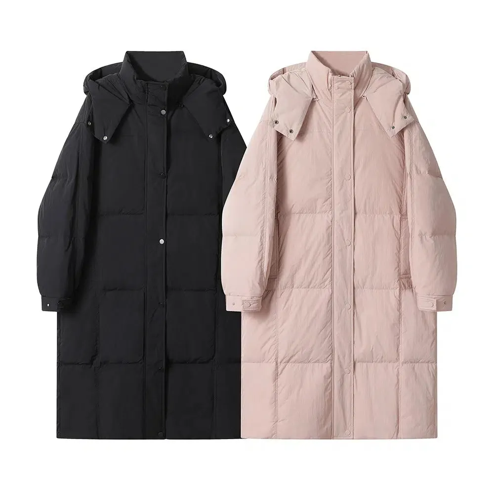 Hooded Long Down Jacket