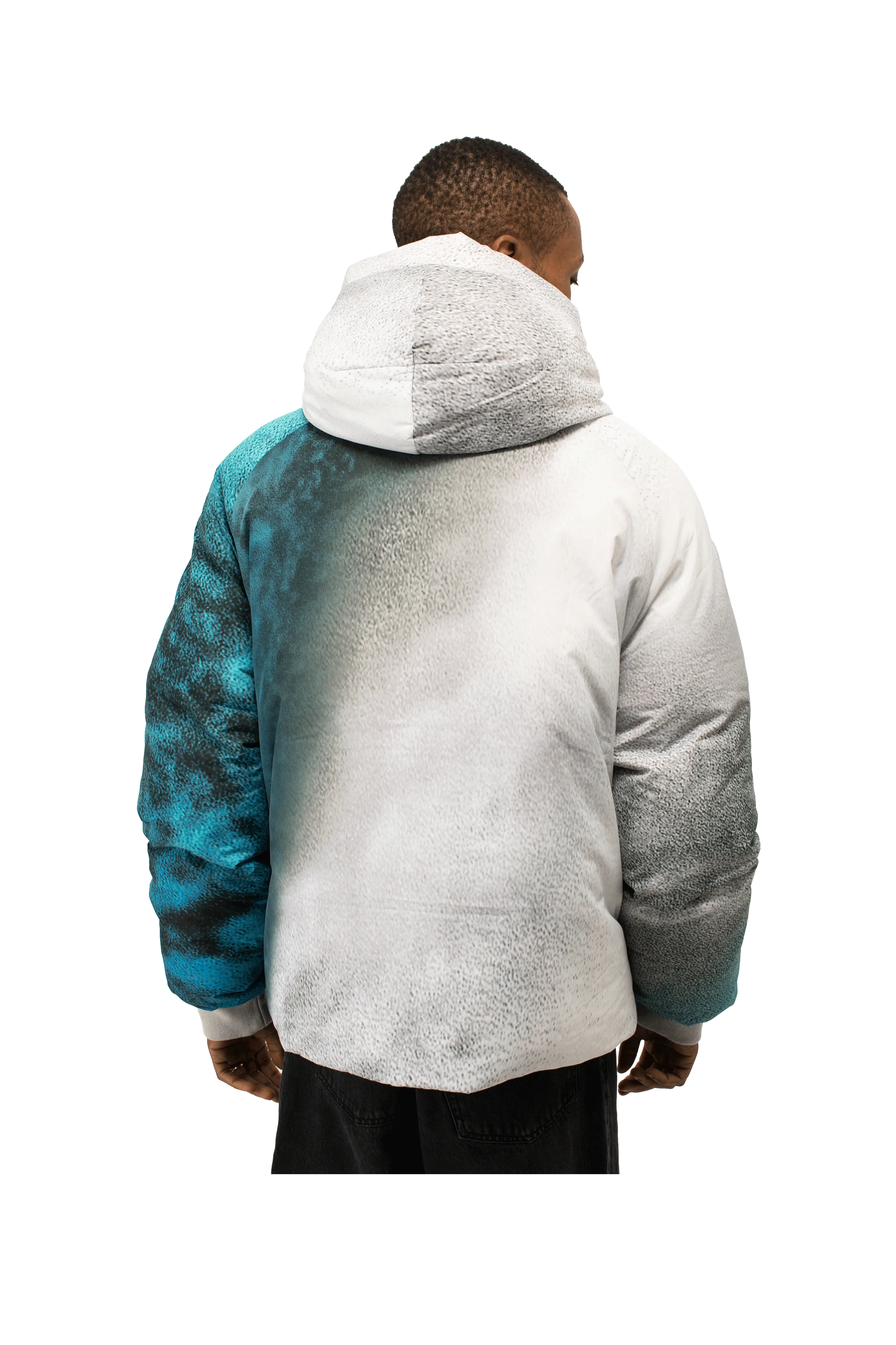 Hooded Puffer Jacket Woven
