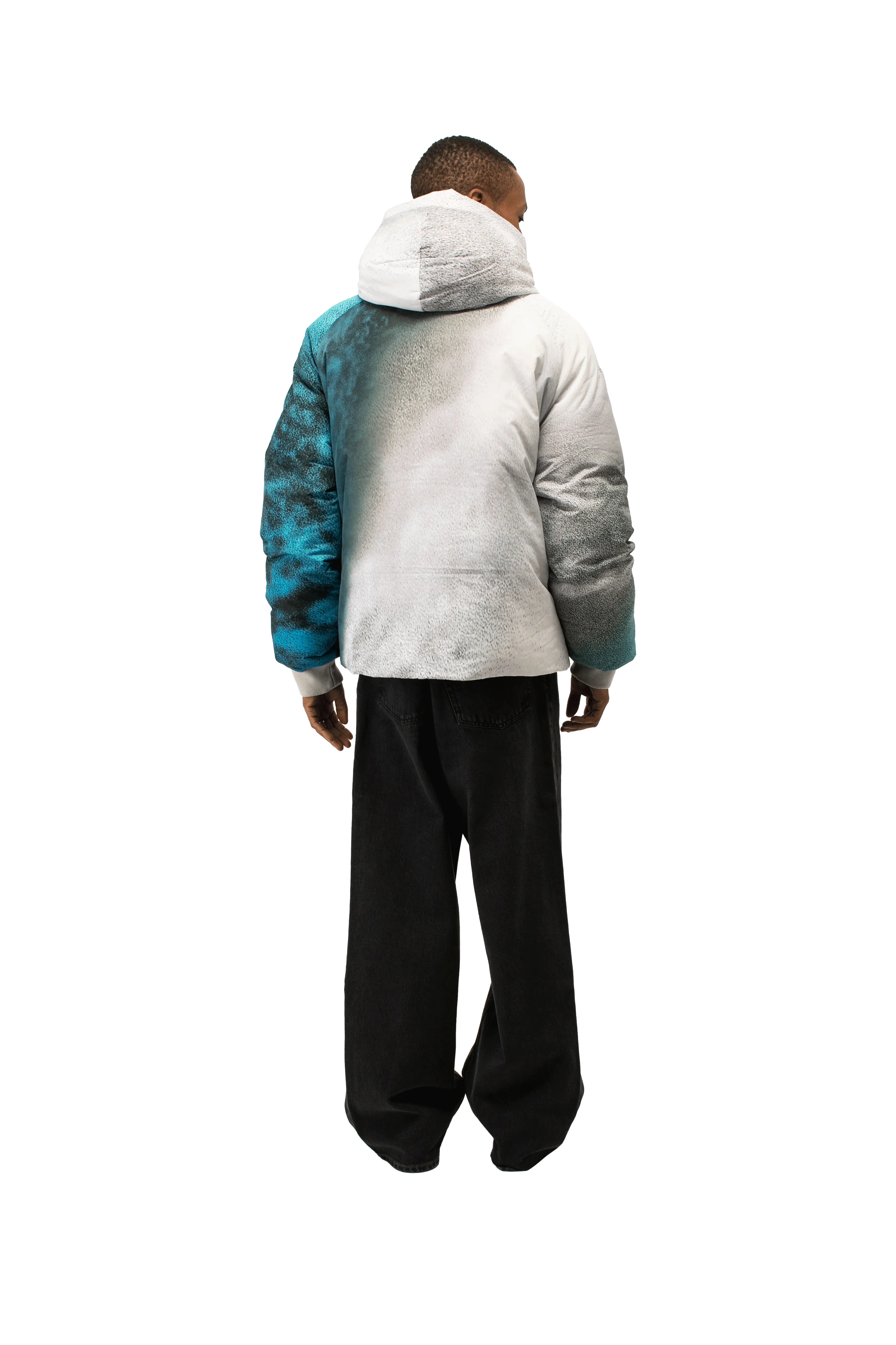 Hooded Puffer Jacket Woven