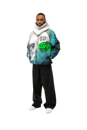 Hooded Puffer Jacket Woven