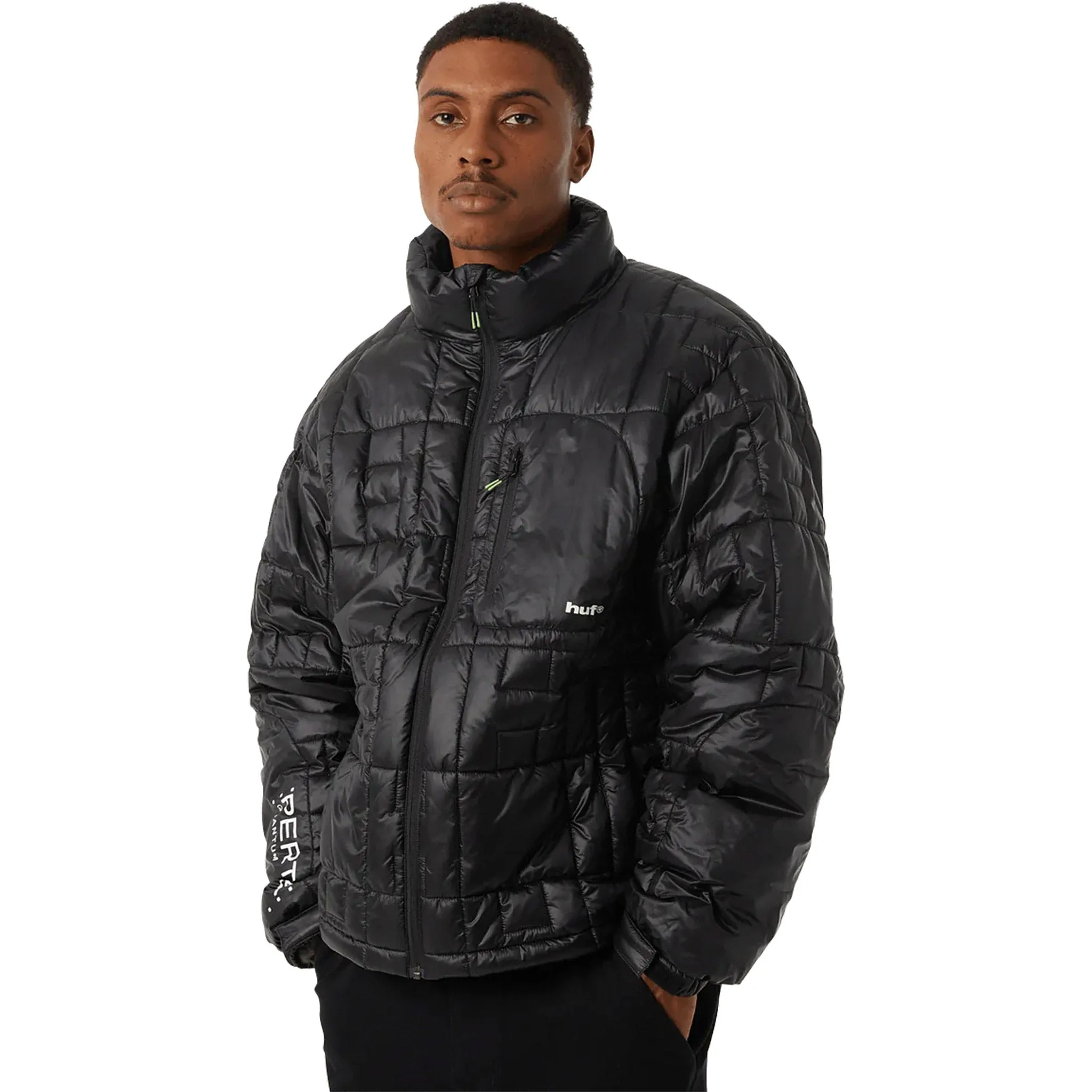 Huf Pertex Puffer Jacket Black