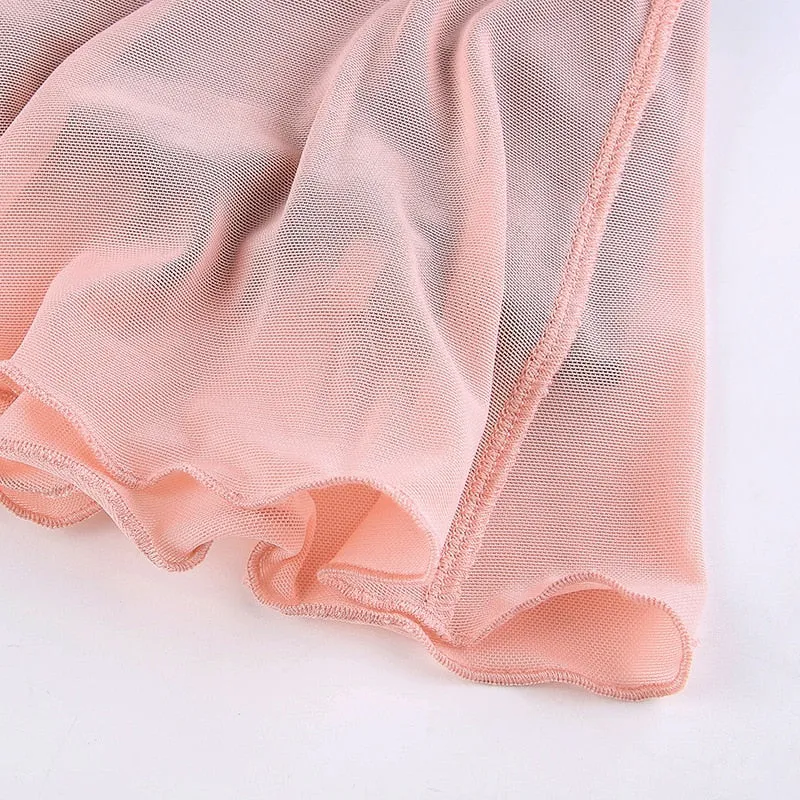 Hulianfu Y2K Aesthetic Pleated Skirts Women Low Waist Ruffles Mini Skirt Patchwork Pink Mesh Cute Kawaii Brown Bodycon Vintage Clothes
