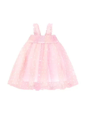Huxbaby Sweetheart Shirred Tulle Dress