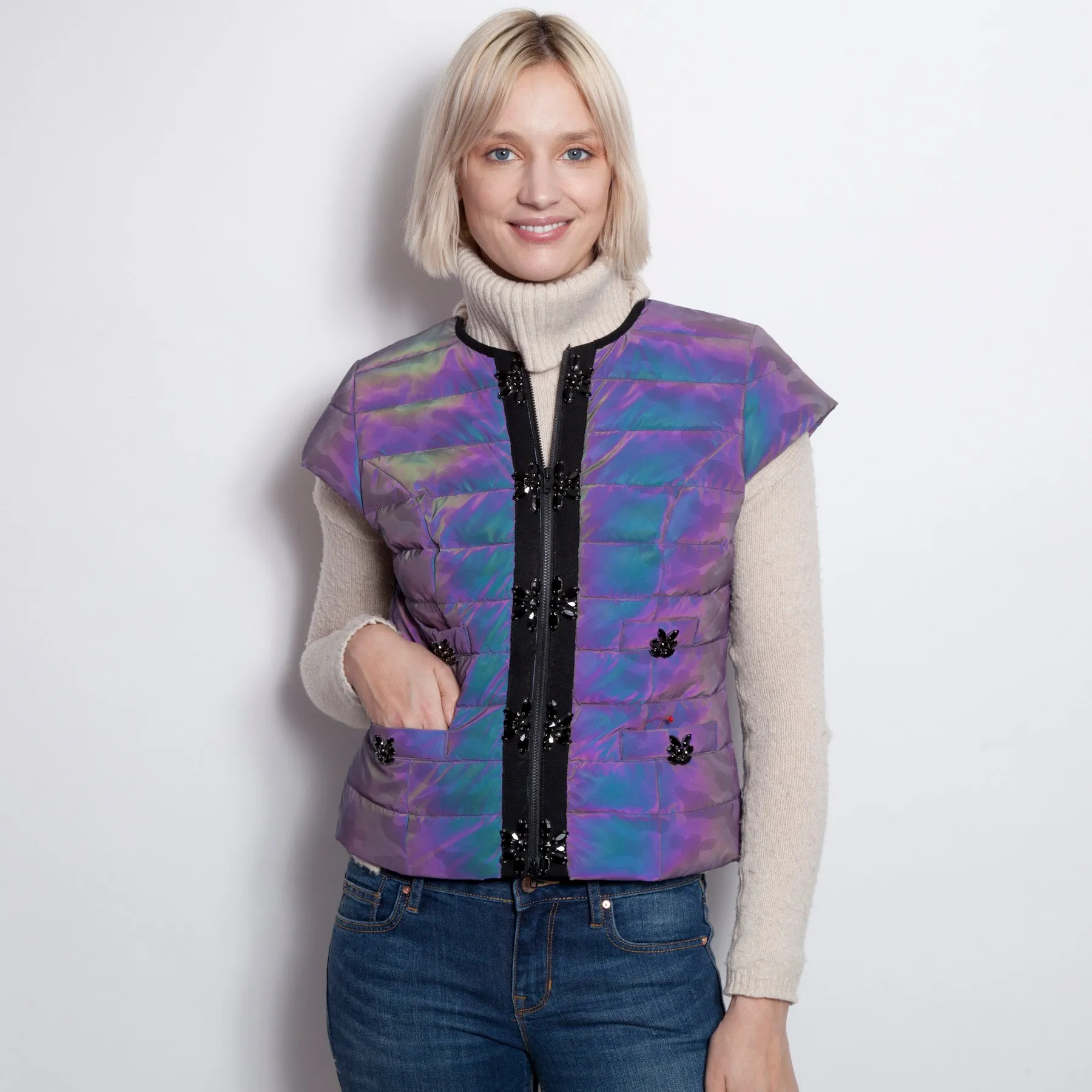 Iridescent Camo Vest