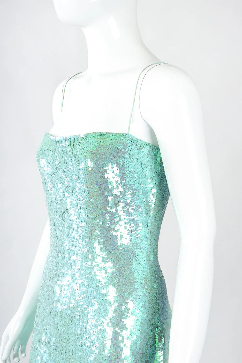 Iridescent Sequin Mermaid Gown
