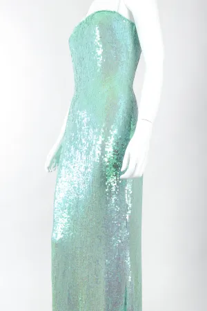 Iridescent Sequin Mermaid Gown