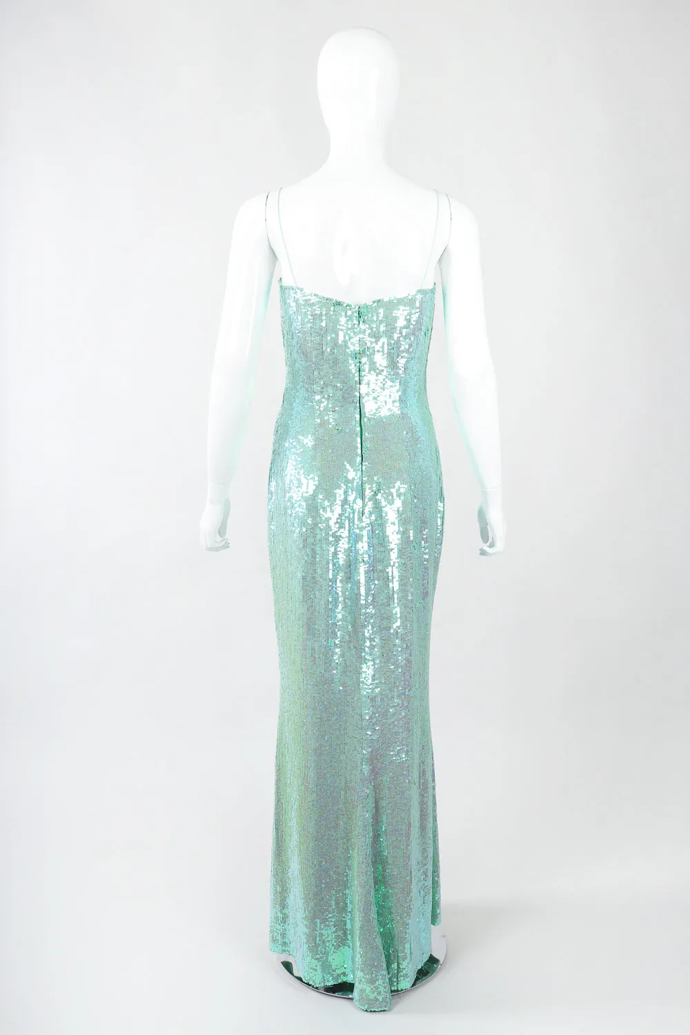 Iridescent Sequin Mermaid Gown