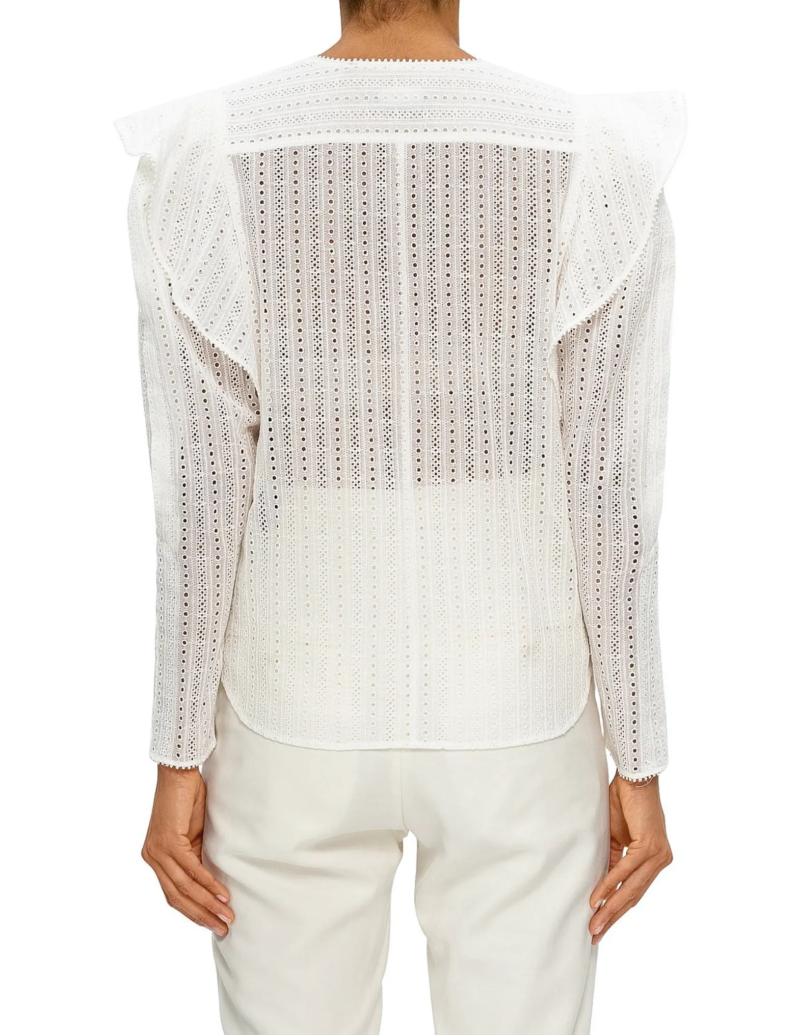 ISABEL MARANT Getylia Ruffle Shirt Sz38 NZ10