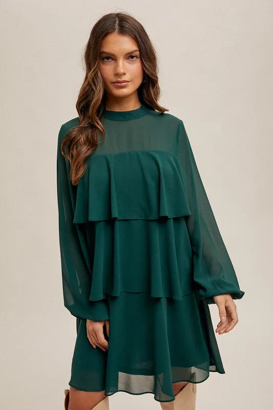 It's That Time of Year Tiered Dress