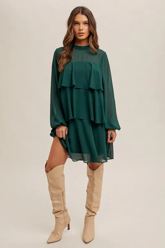 It's That Time of Year Tiered Dress