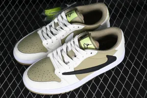 J 1 Retro Low Golf Travis Scott Neutral Olive