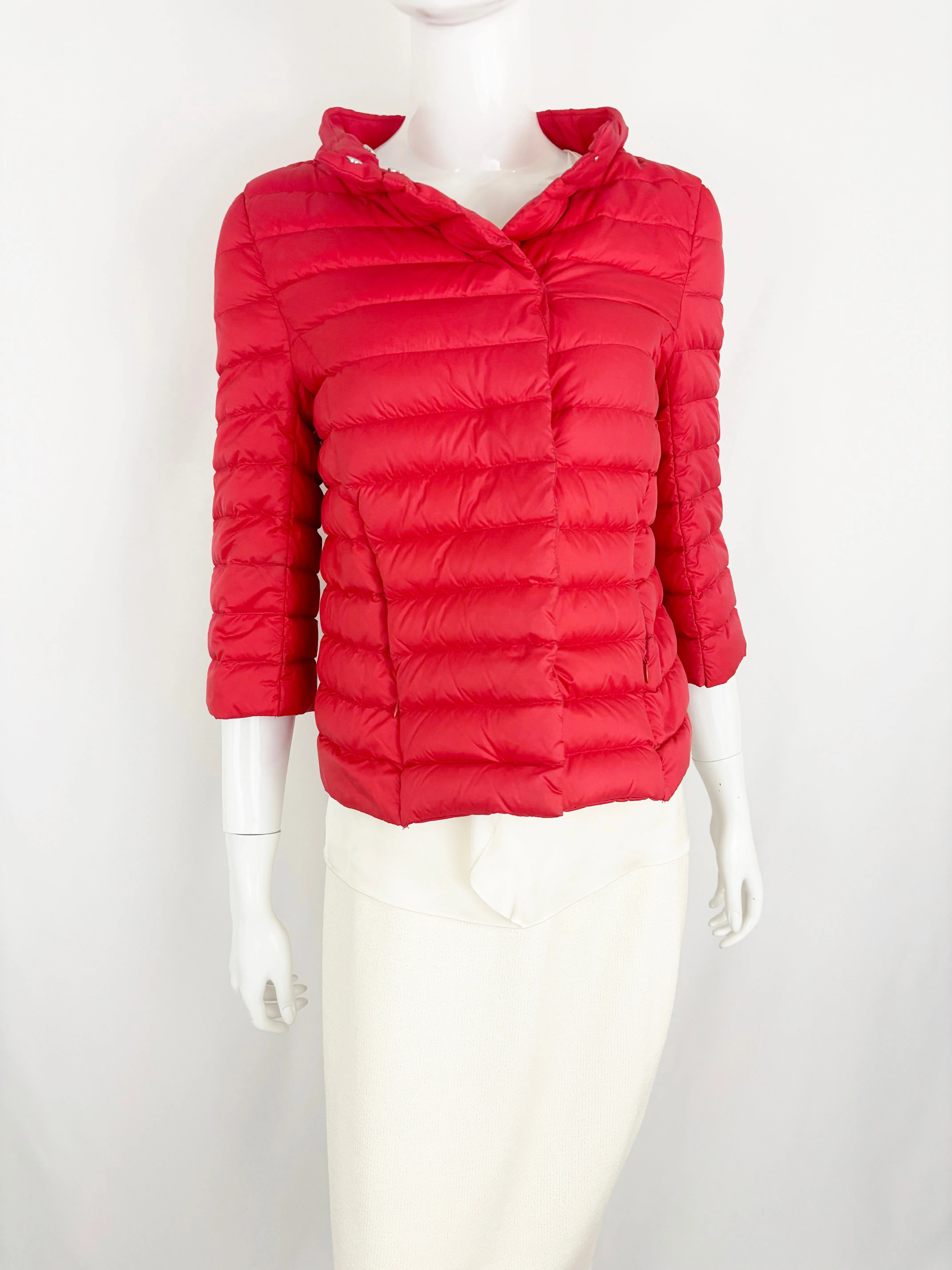 J. McLaughlin 3/4 Sleeve Puffer Size XS