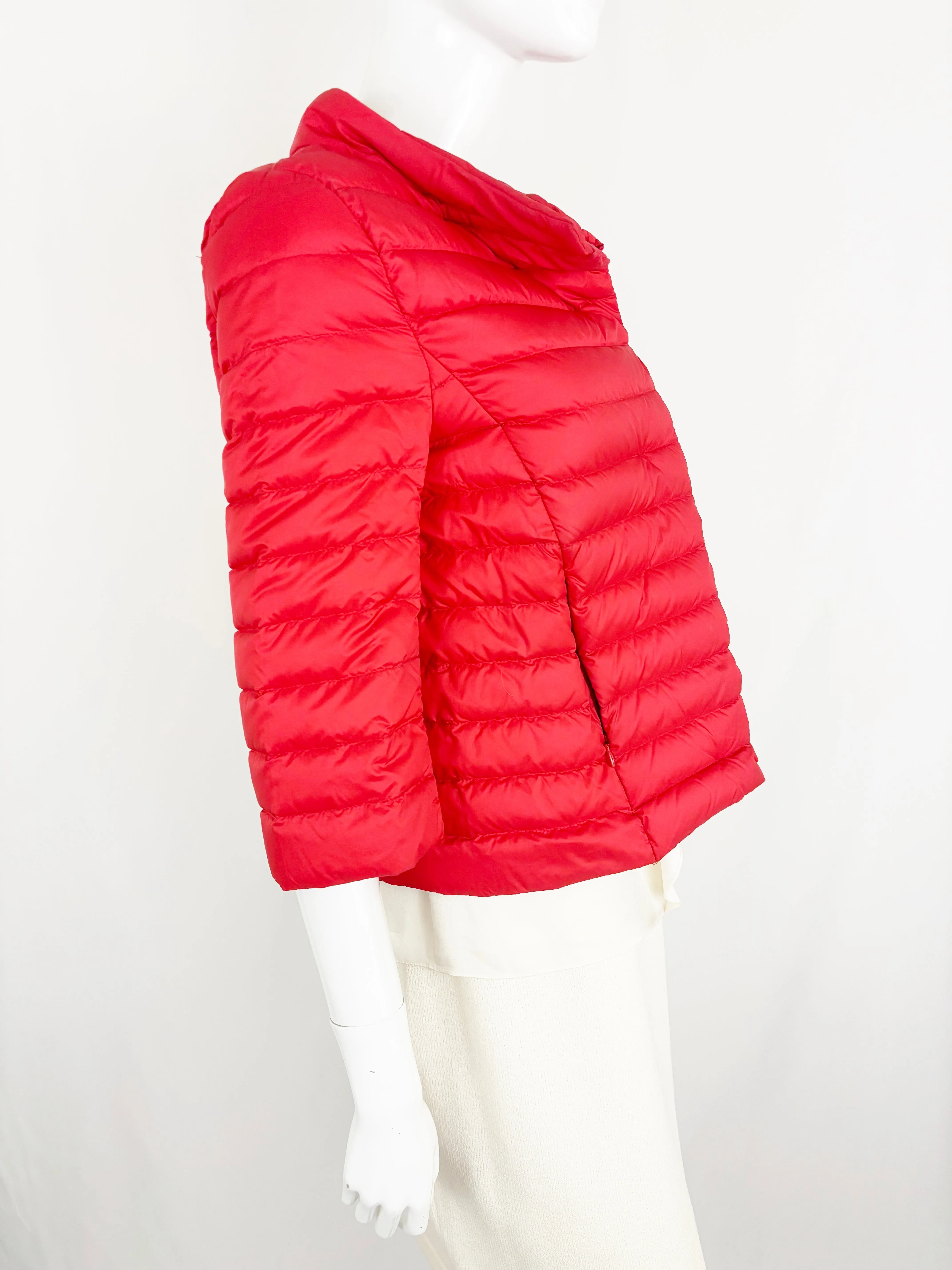 J. McLaughlin 3/4 Sleeve Puffer Size XS