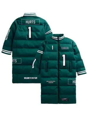 Jalen Hurts Philadelphia Eagles Off Season Player Puffer Coat
