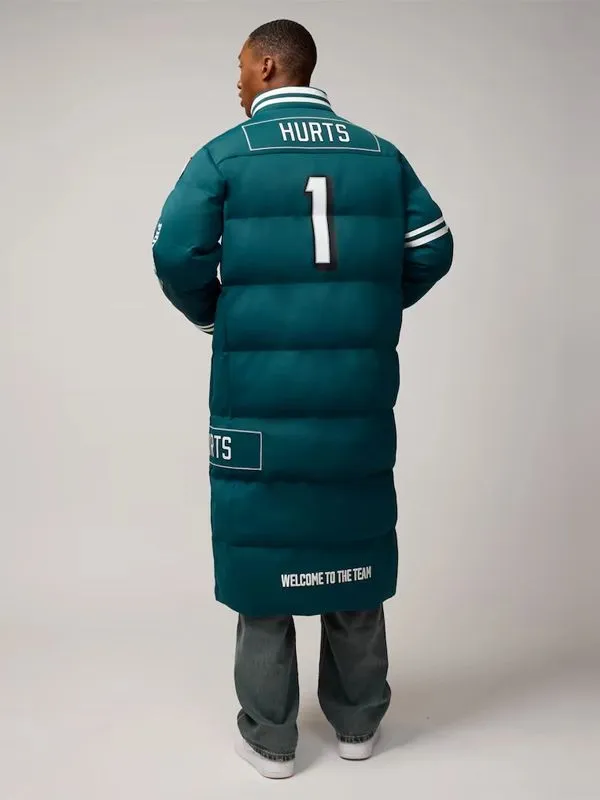 Jalen Hurts Philadelphia Eagles Off Season Player Puffer Coat