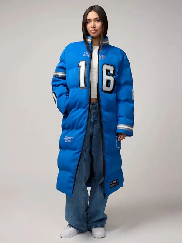 Jared Goff Detroit Lions Off Season Player Puffer Coat