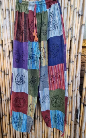 Jasper Cotton Patchwork Pants (Medium)