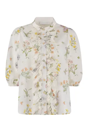 Jeannie Printed cotton shirt