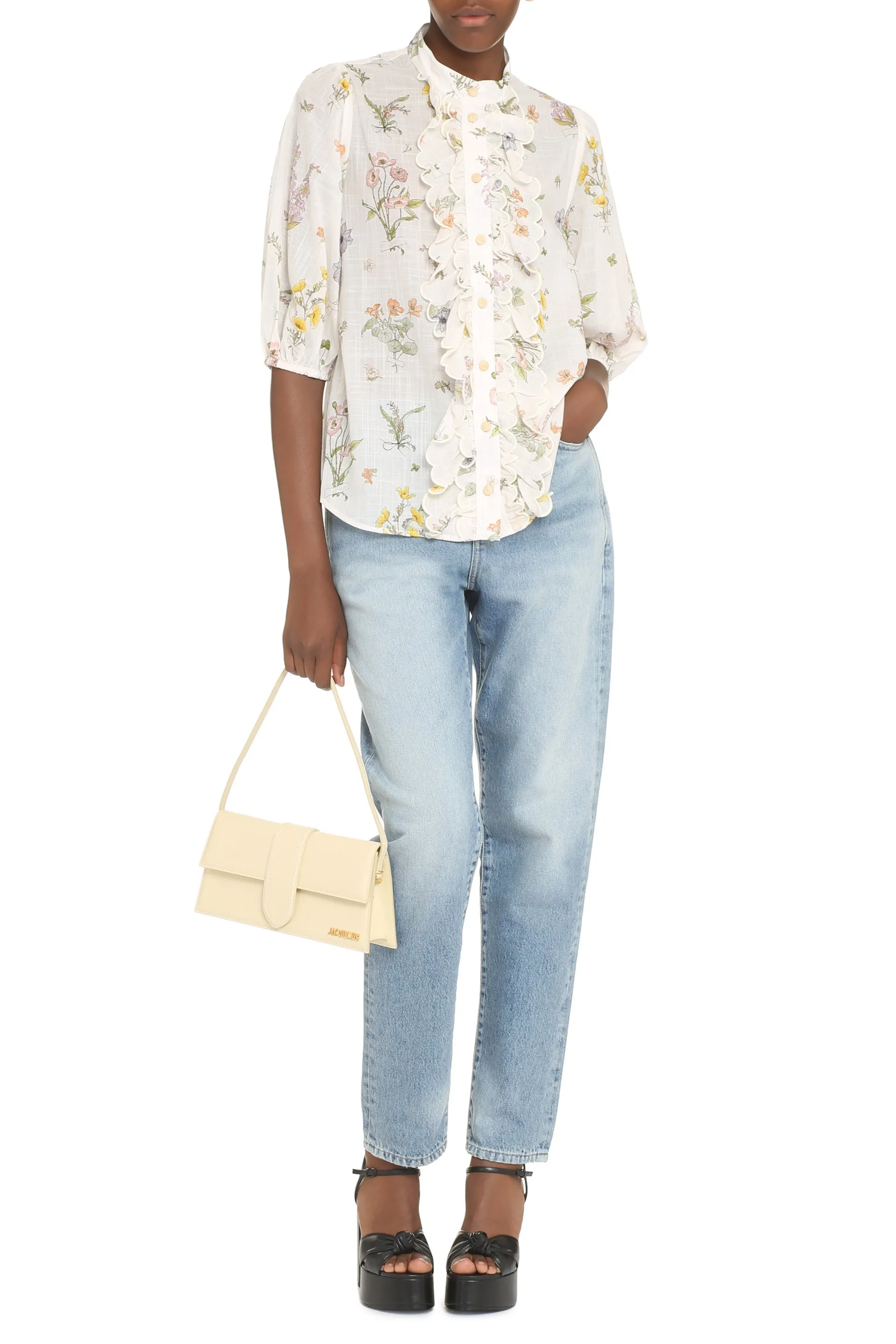 Jeannie Printed cotton shirt