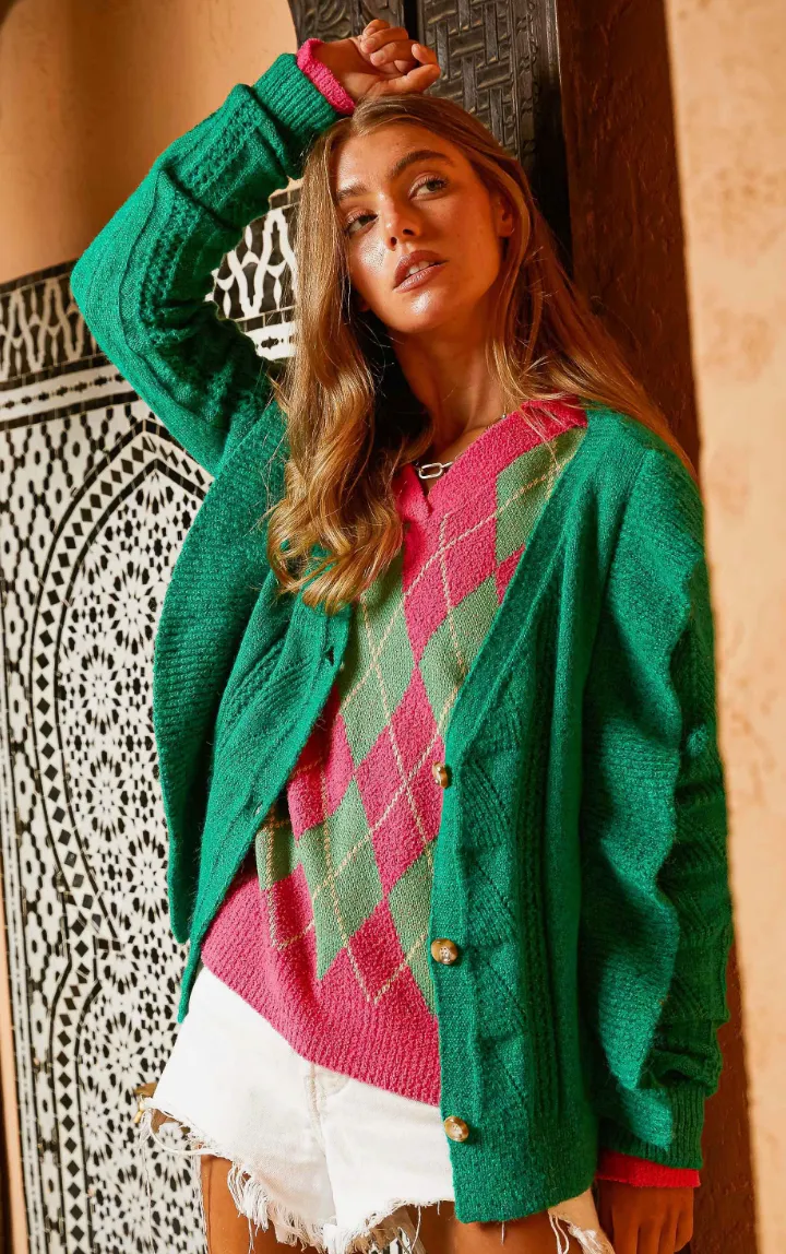 Jesse V-Neck Button Down Ruffled Cardigan