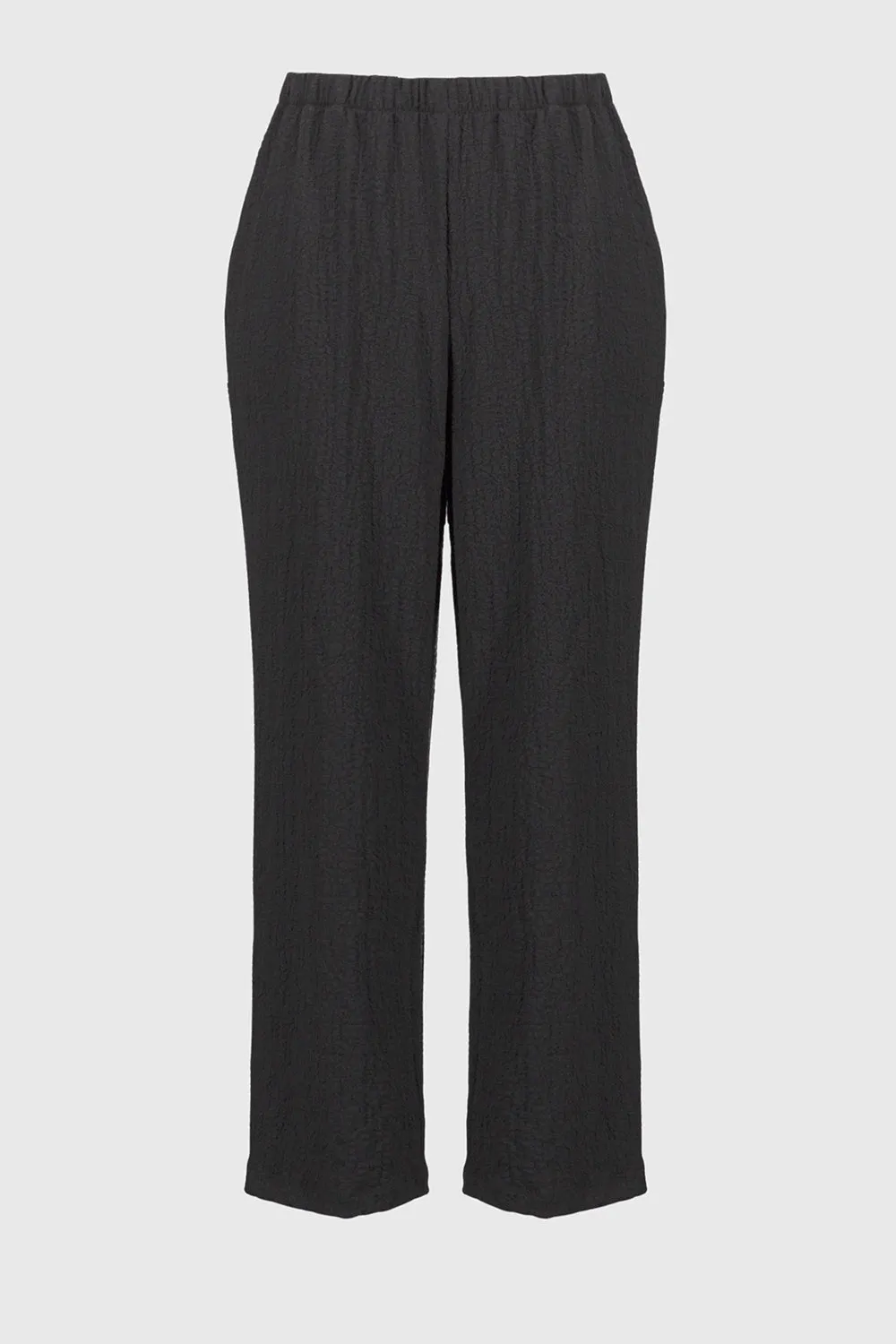 Joseph Ribkoff Seersucker Wide Leg Pull-On Pants Jr251227