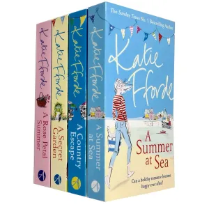 Katie Fforde Collection 4 Books Set (A Summer at Sea, A Country Escape, A Secret Garden, A Rose Petal Summer)