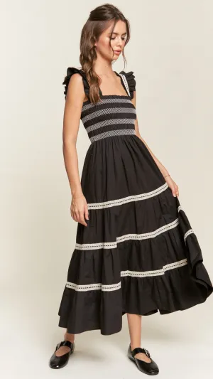 Katie Smocked Maxi Dress