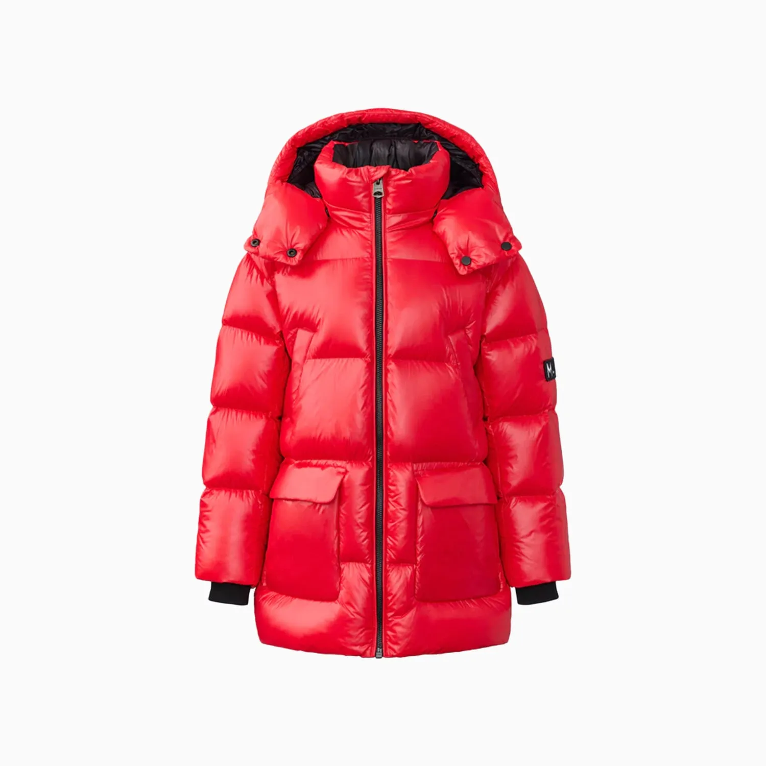 Kid's KENNIE Lustrous Light Down Parka Jacket With Hood