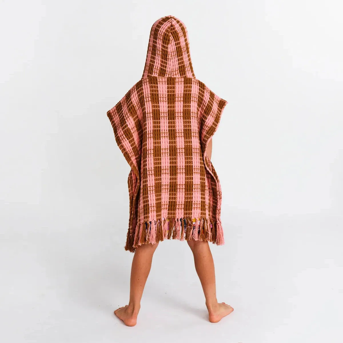 Kip&Co Kids Waffle Poncho | Toasted Marshmallow