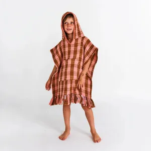 Kip&Co Kids Waffle Poncho | Toasted Marshmallow