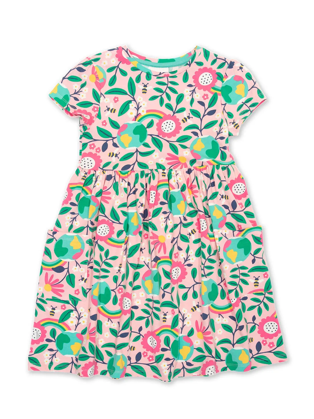 Kite Dress- Organic Hello Earth Dress- Children's Clothing