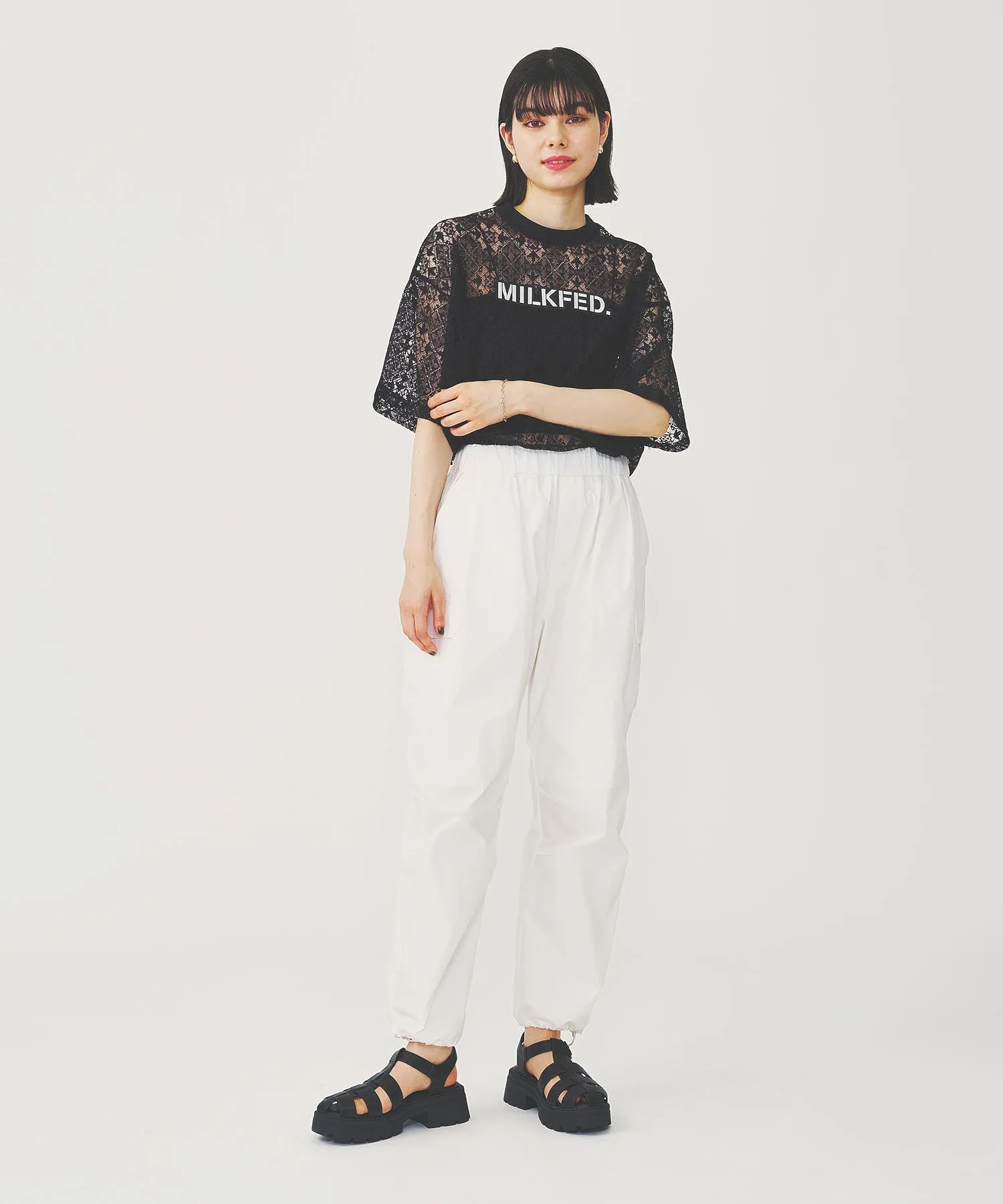 LACE S/S TOP