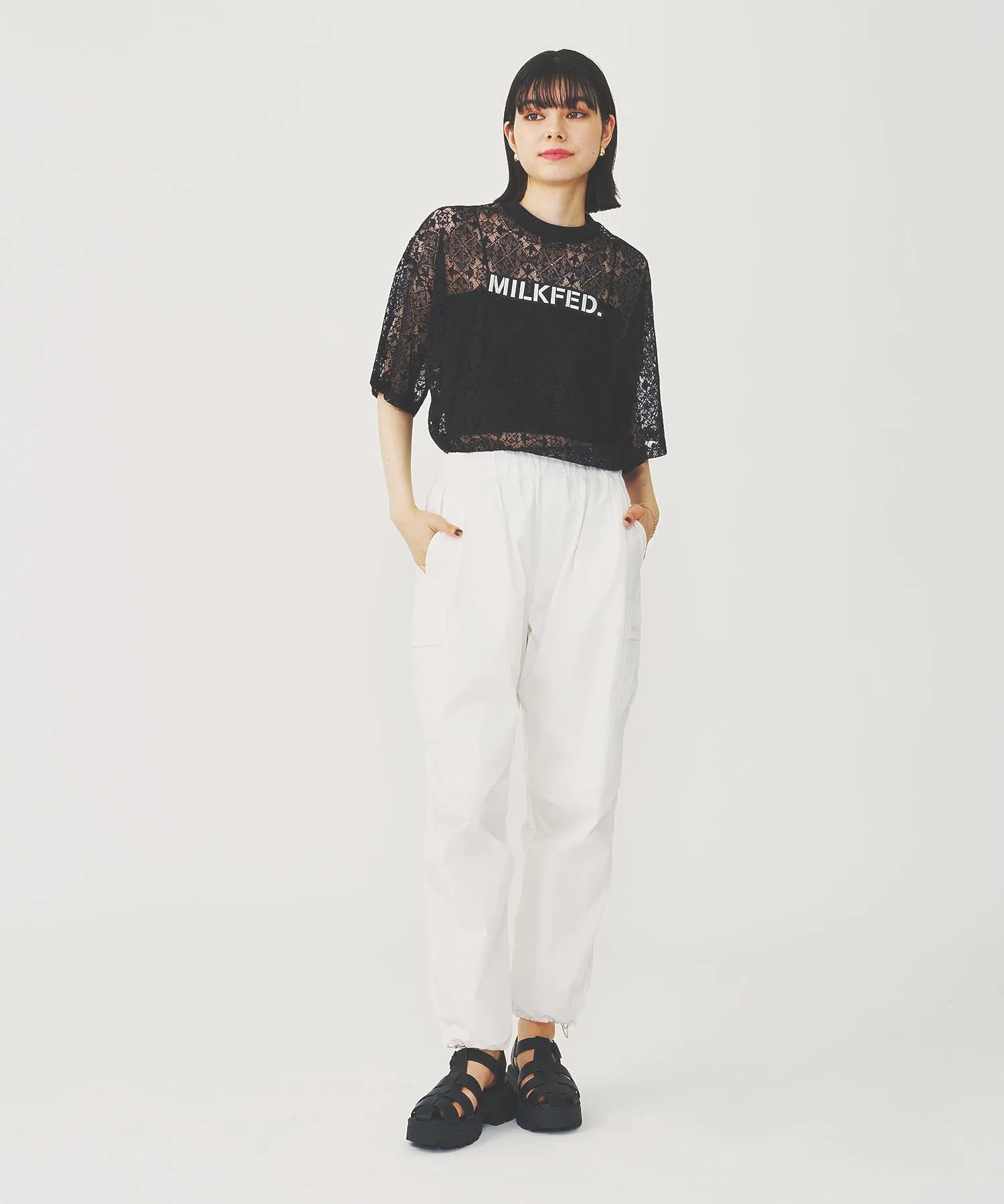 LACE S/S TOP