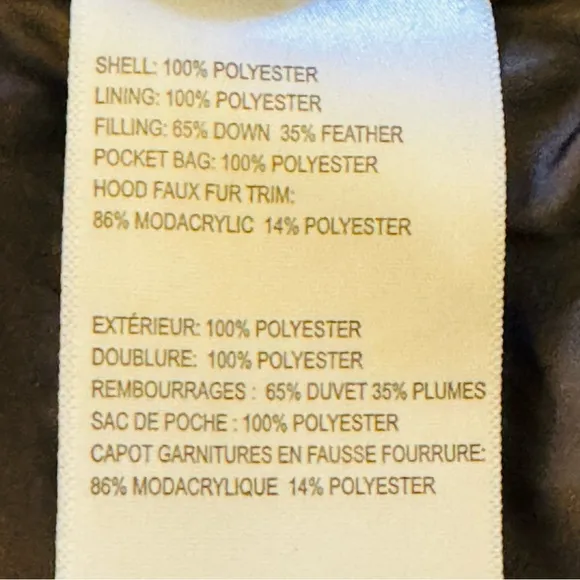 Laundry By Shelli Segal Brown Down Puffer Coat