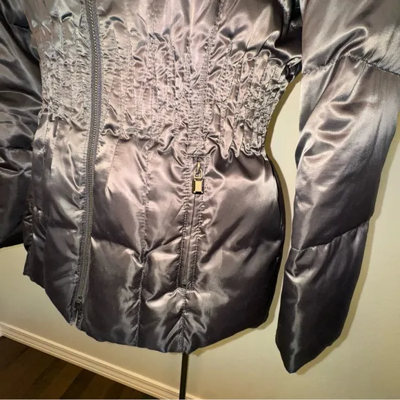 Laundry By Shelli Segal Brown Down Puffer Coat