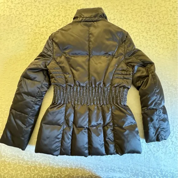 Laundry By Shelli Segal Brown Down Puffer Coat