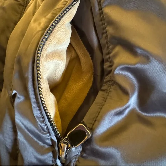 Laundry By Shelli Segal Brown Down Puffer Coat
