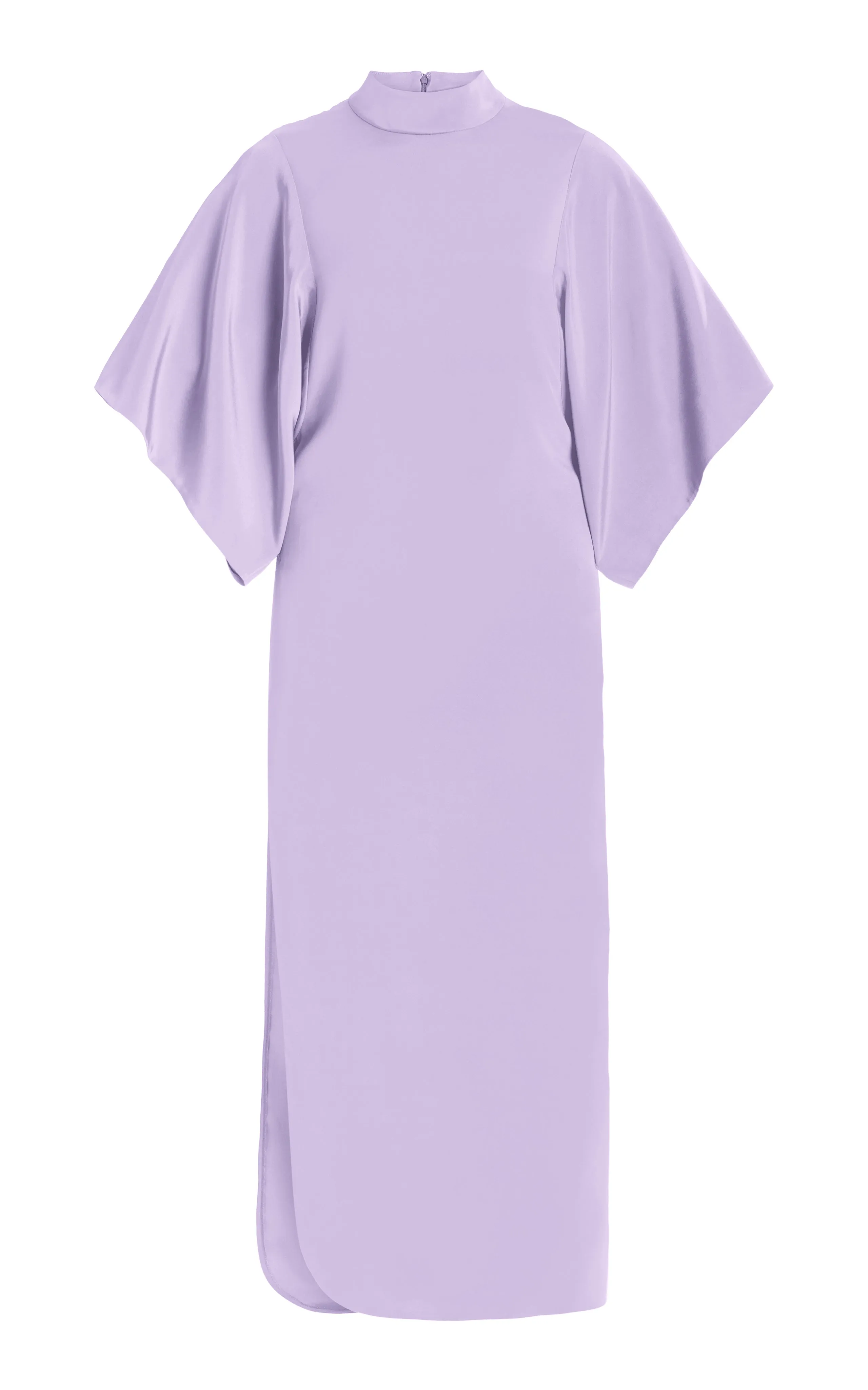 Lavender Mock Neck Sheath Dress