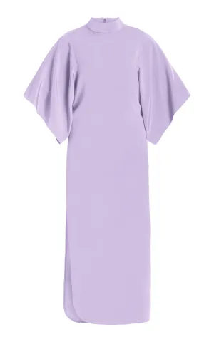 Lavender Mock Neck Sheath Dress