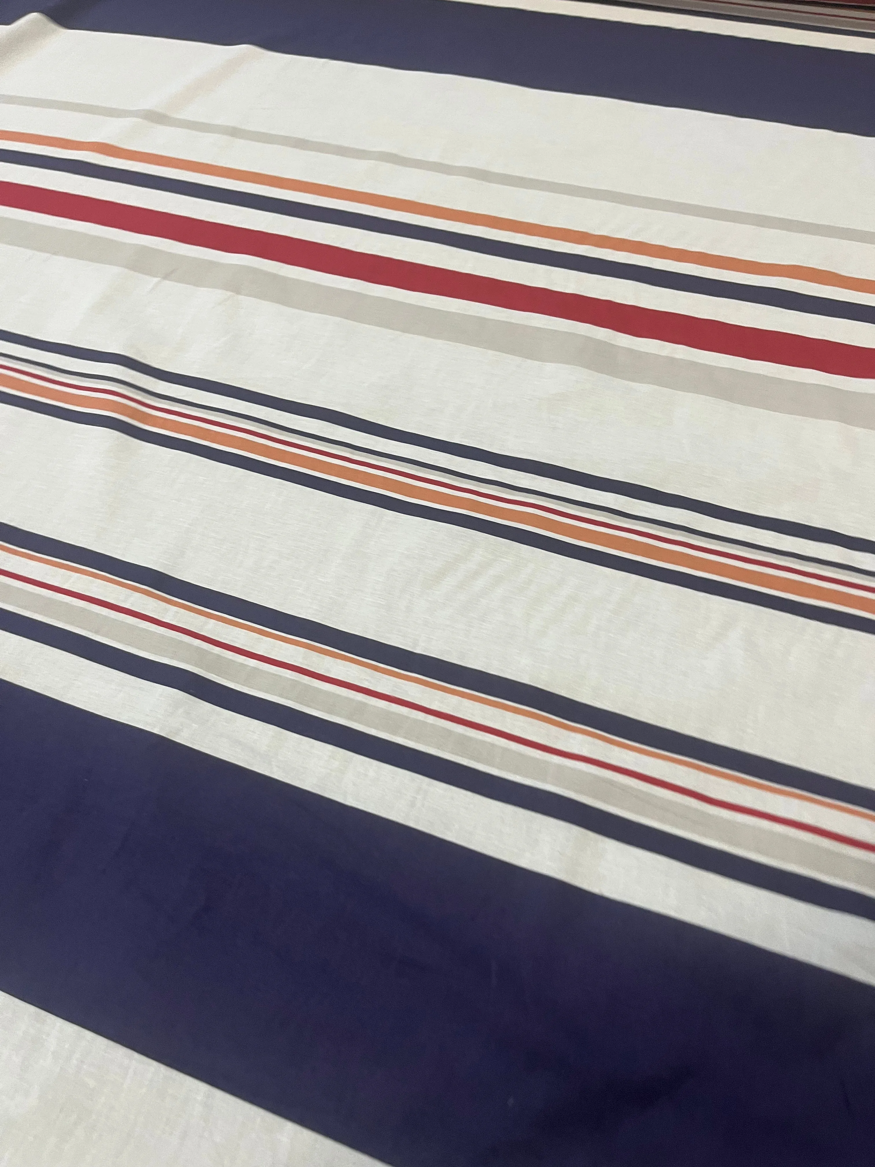 LC cotton voile irregular stripe