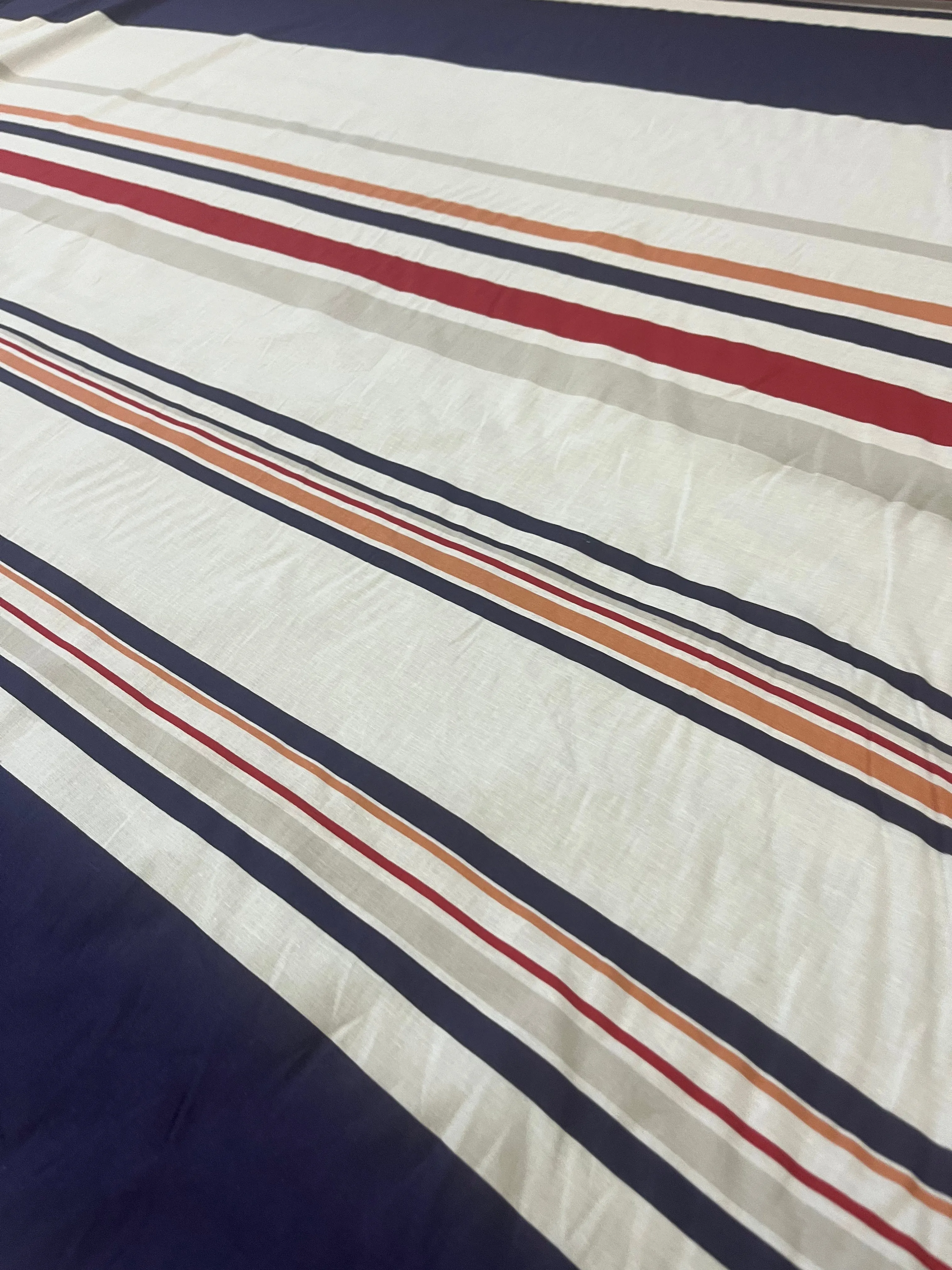 LC cotton voile irregular stripe