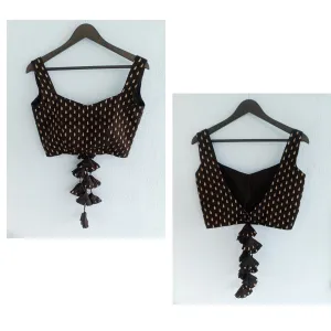 Lehriya Blouse- Black